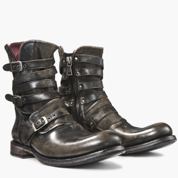 John Varvatos Engineer Triple buckle Boot. Size 13 USA 46 IT main image 4